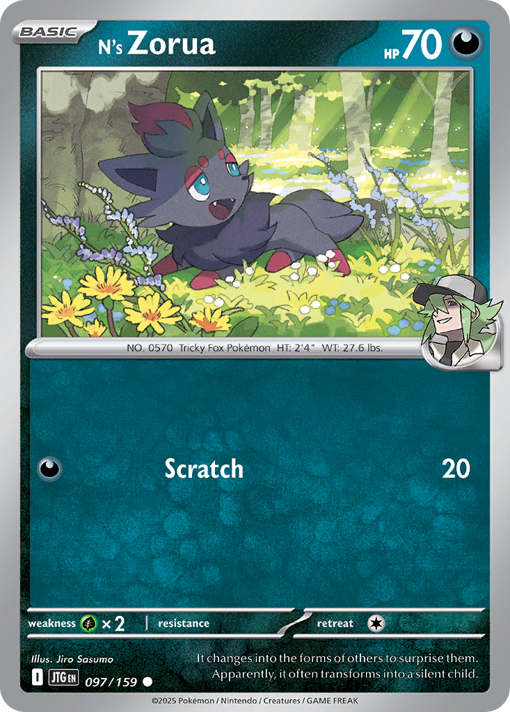N's Zorua - Journey Together SET-97