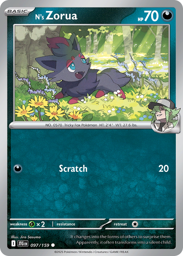N's Zorua - Journey Together SET-97