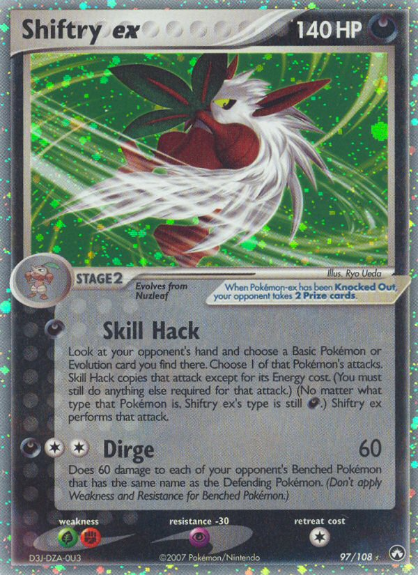 Shiftry EX - Power Keepers SET-97