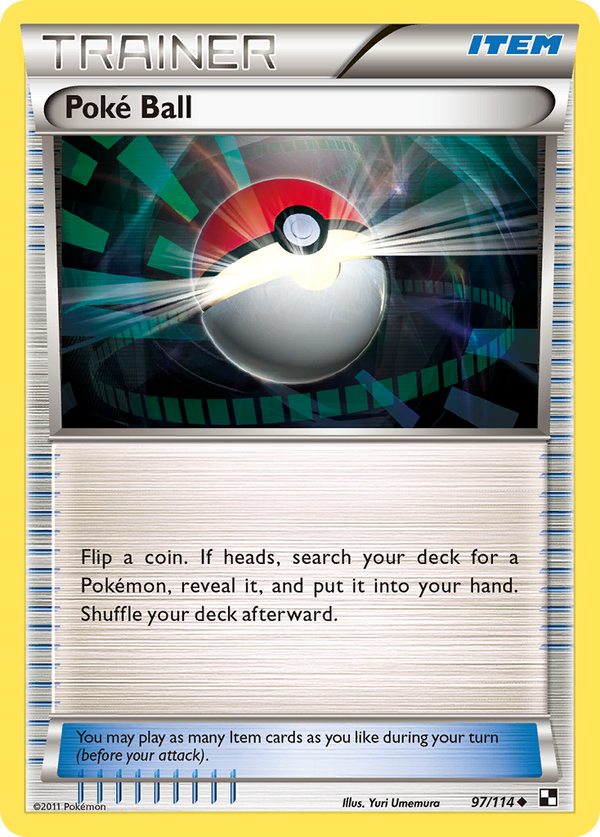 Poke Ball - Black & White SET-97