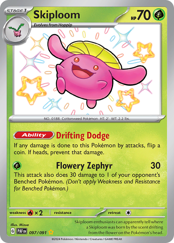 Skiploom - Paldean Fates SET-97
