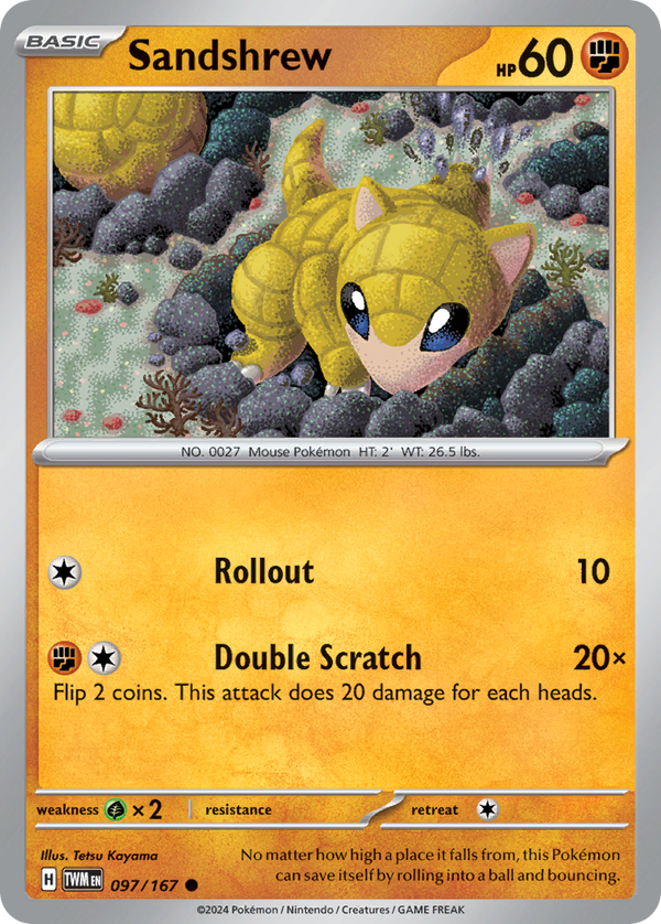 Sandshrew - Twilight Masquerade SET-97