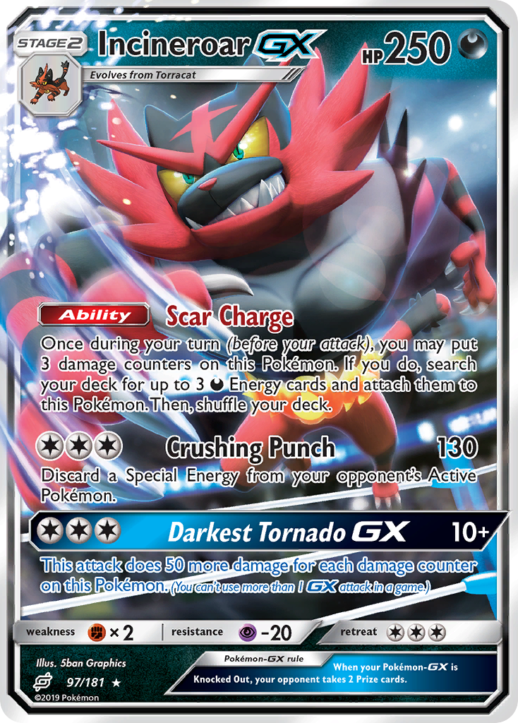 Incineroar-GX - Team Up SET-97