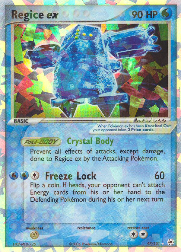 Regice EX - Hidden Legends SET-97