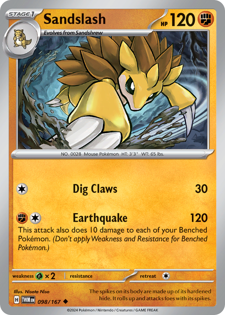 Sandslash - Twilight Masquerade SET-98