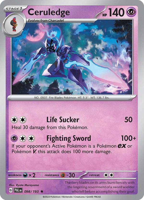Ceruledge - Paldea Evolved SET-98