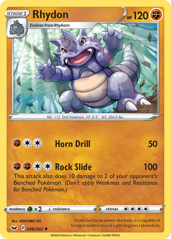 Rhydon - Sword & Shield SET-98