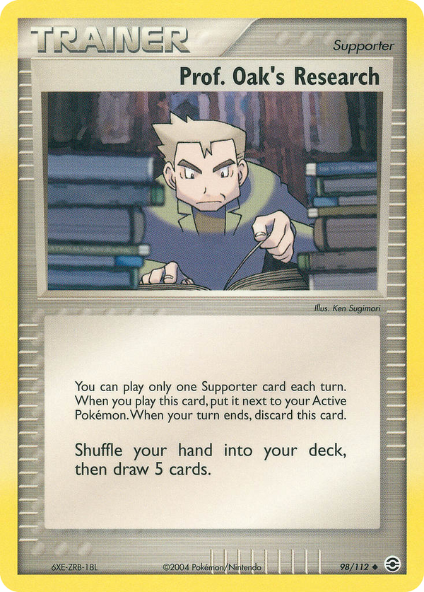 Prof. Oak's Research - FireRed & LeafGreen SET-98
