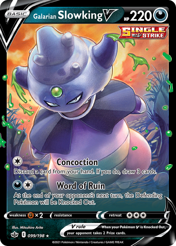 Galarian Slowking V - Chilling Reign SET-99