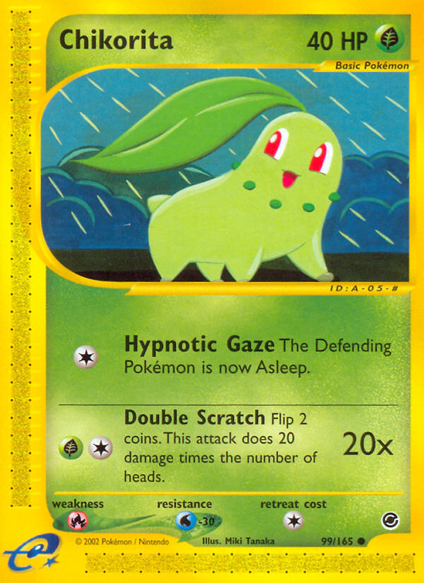 Chikorita - Expedition Base Set SET-99
