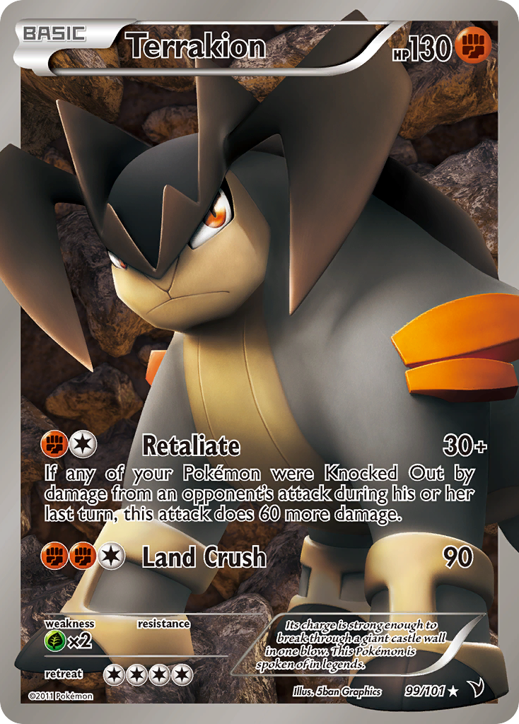 Terrakion - Noble Victories SET-99