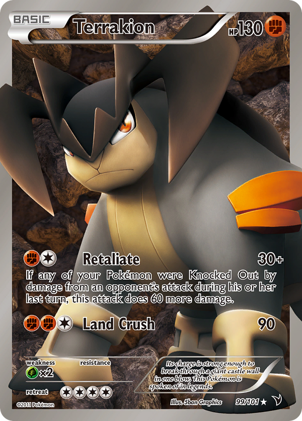 Terrakion - Noble Victories SET-99