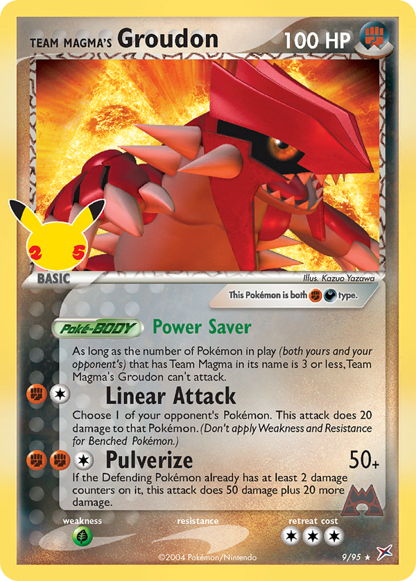 Team Magma's Groudon - Celebrations: Classic Collection SET-9_A