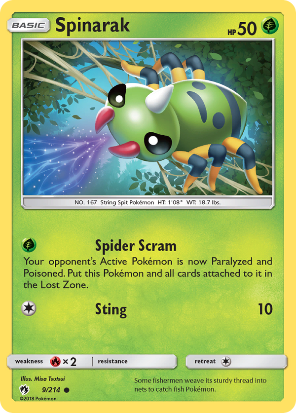 Spinarak - Lost Thunder SET-9