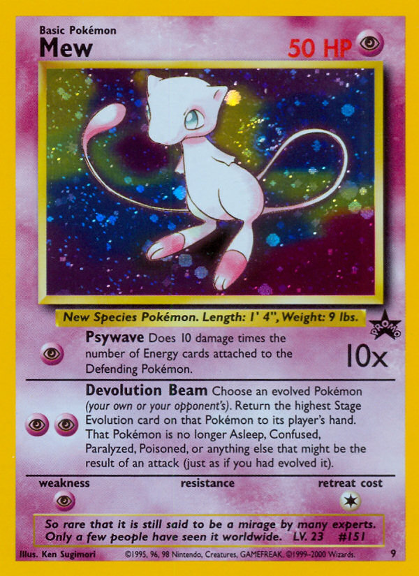 Mew - Wizards Black Star Promos SET-9