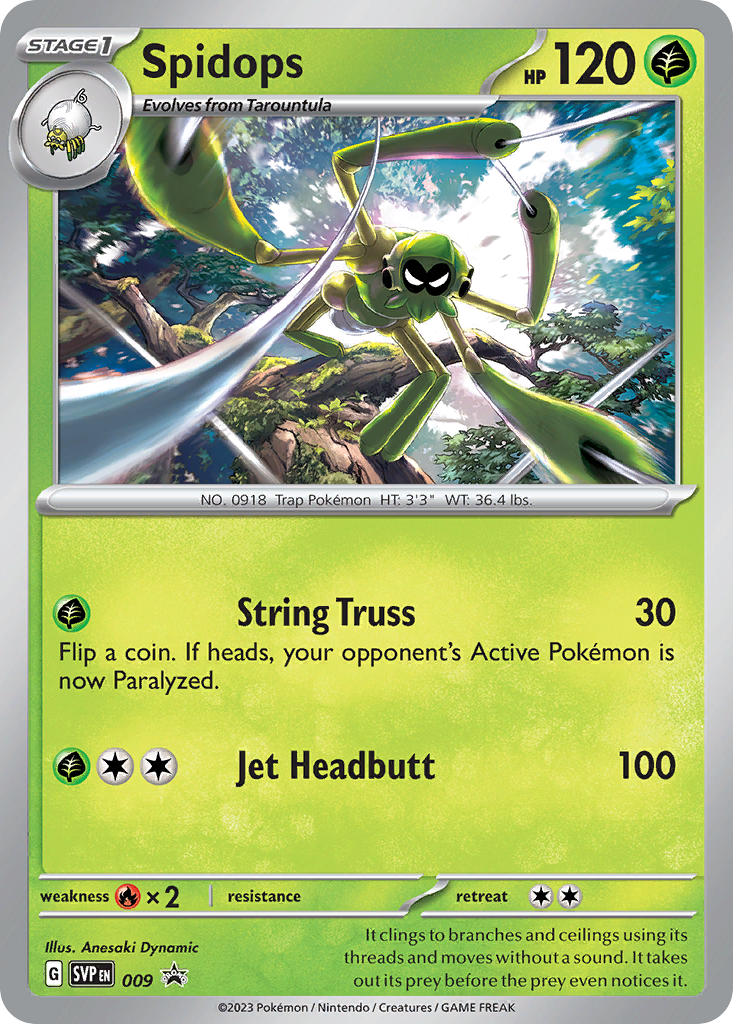 Spidops - Scarlet & Violet Black Star Promos SET-9