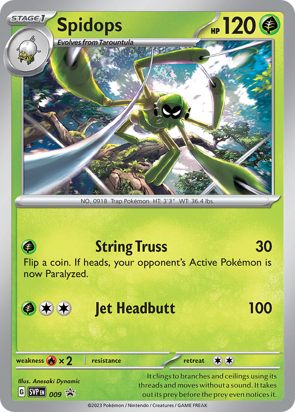 Spidops - Scarlet & Violet Black Star Promos SET-9