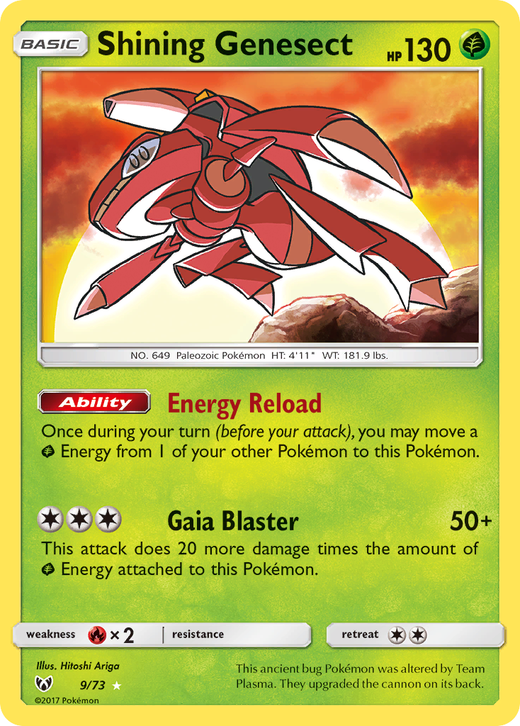Shining Genesect - Shining Legends SET-9