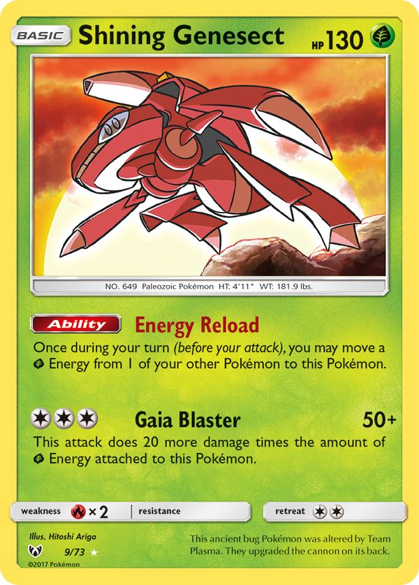 Shining Genesect - Shining Legends SET-9