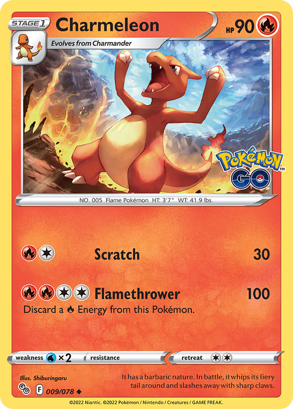 Charmeleon - Pokemon GO SET-9