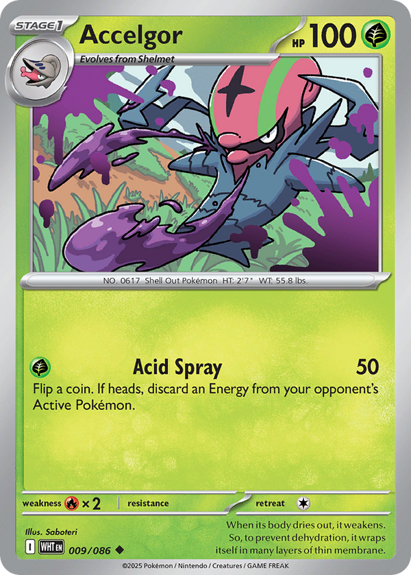 Accelgor - White Flare SET-9