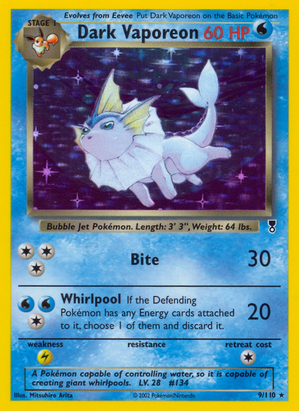 Dark Vaporeon - Legendary Collection SET-9