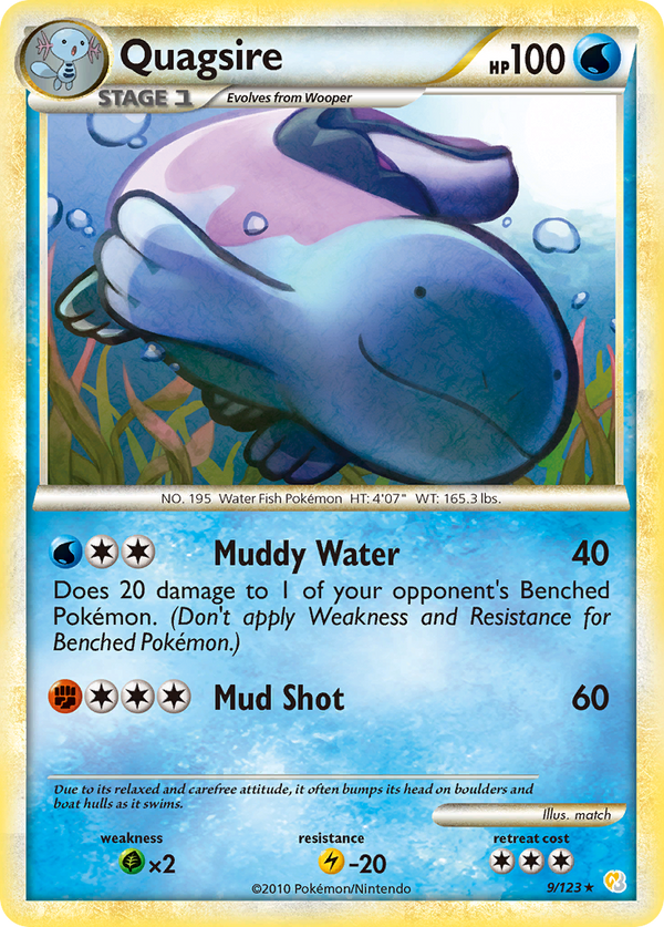 Quagsire - HeartGold & SoulSilver SET-9