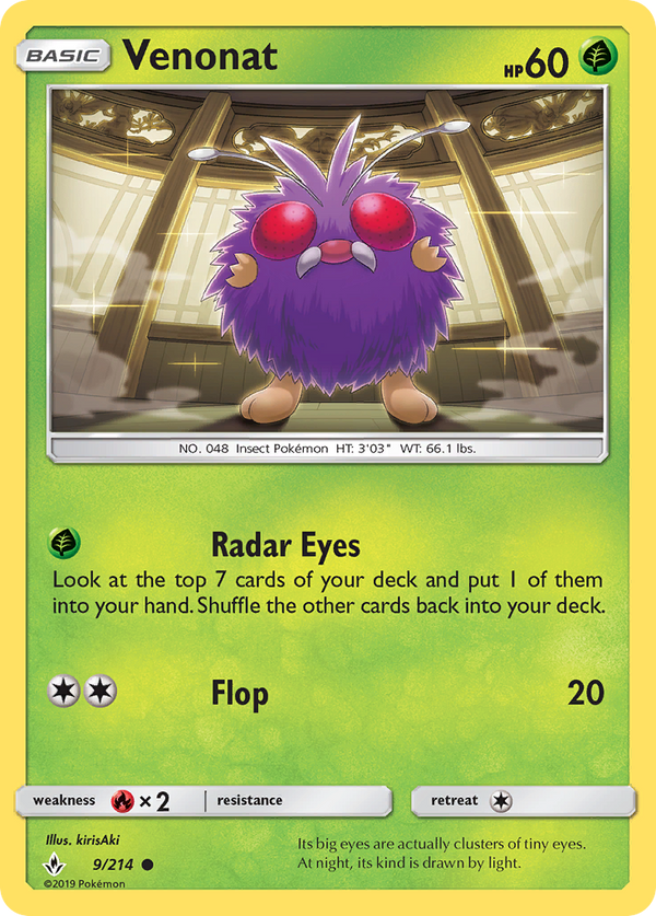 Venonat - Unbroken Bonds SET-9