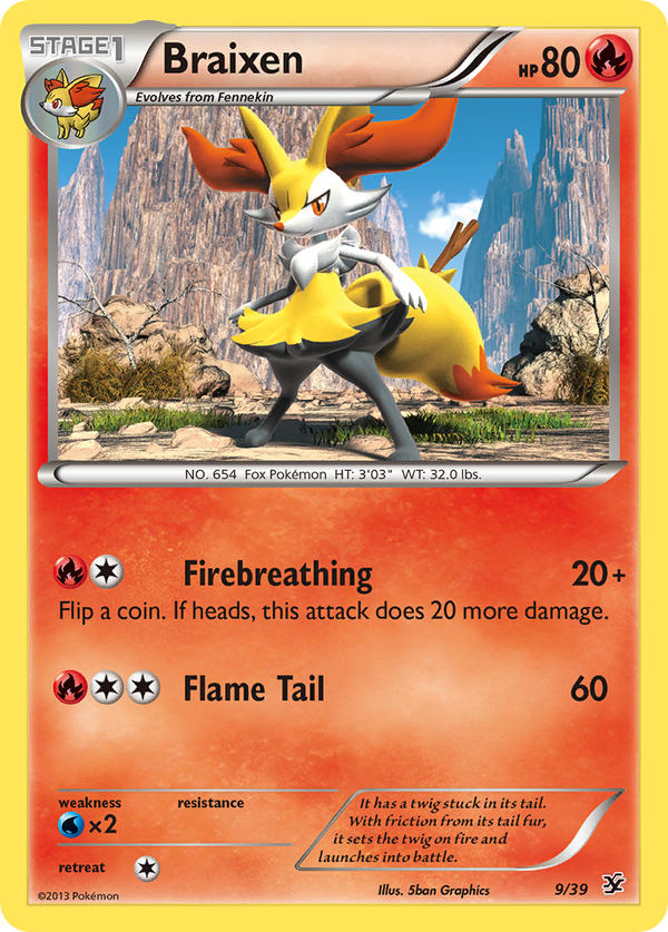 Braixen - Kalos Starter Set SET-9