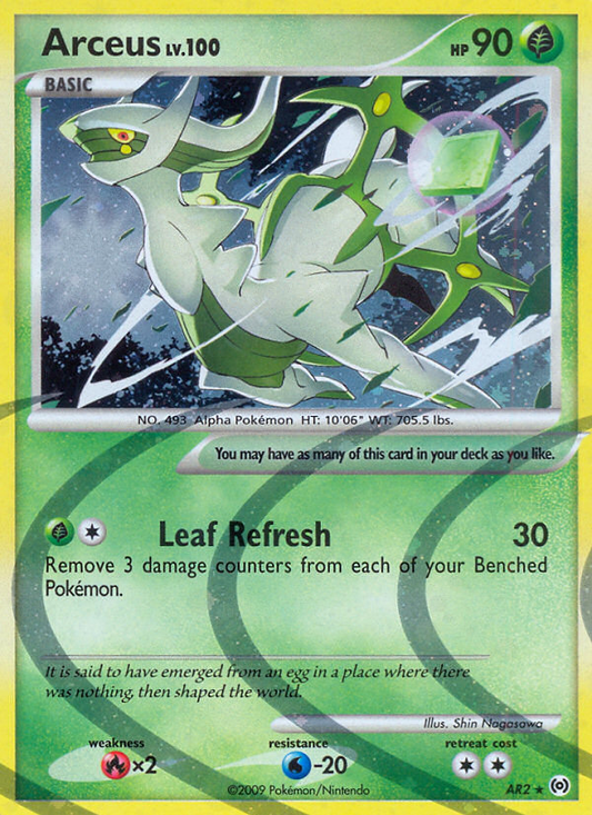 Arceus (Arceus SET) (Pokémon) (Basic) (Grass) (HP: 90) (Rare) (PKM Arceus SET-101)