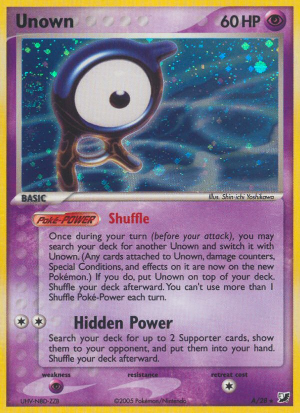 Unown - Unseen Forces SET-A