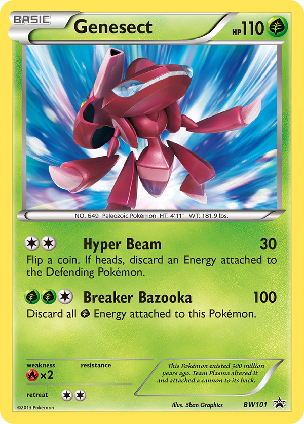 Genesect - BW Black Star Promos SET-BW101