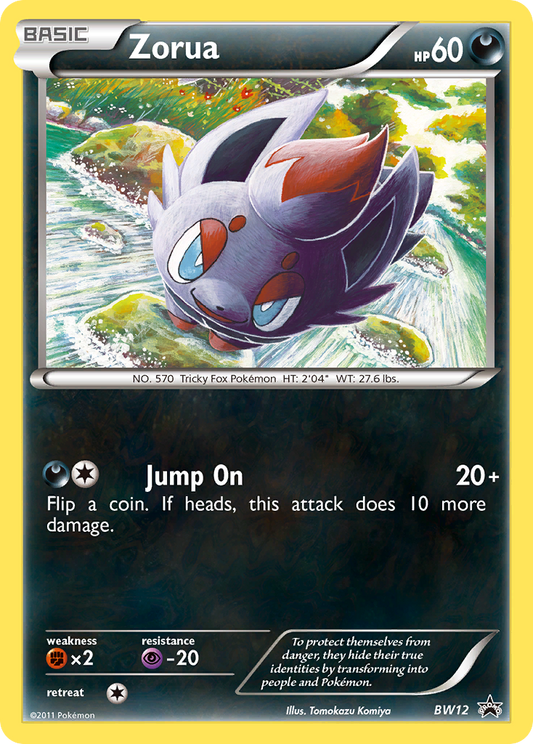 Zorua (BW Black Star Promos SET) (Pokémon) (Basic) (Darkness) (HP: 60) (Promo) (PKM BW Black Star Promos SET-14)