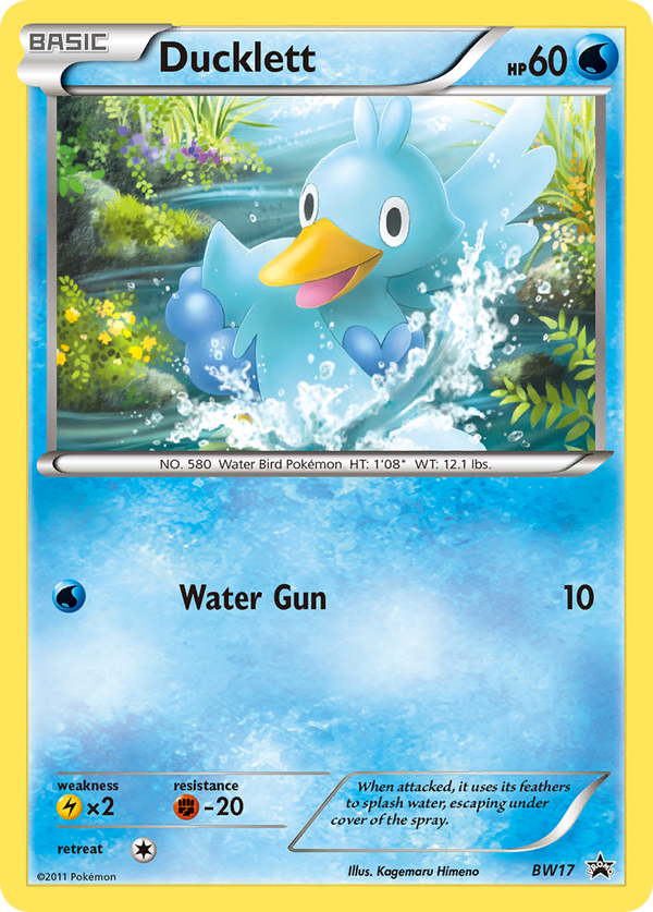 Ducklett - BW Black Star Promos SET-BW17