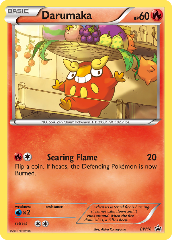 Darumaka - BW Black Star Promos SET-BW18