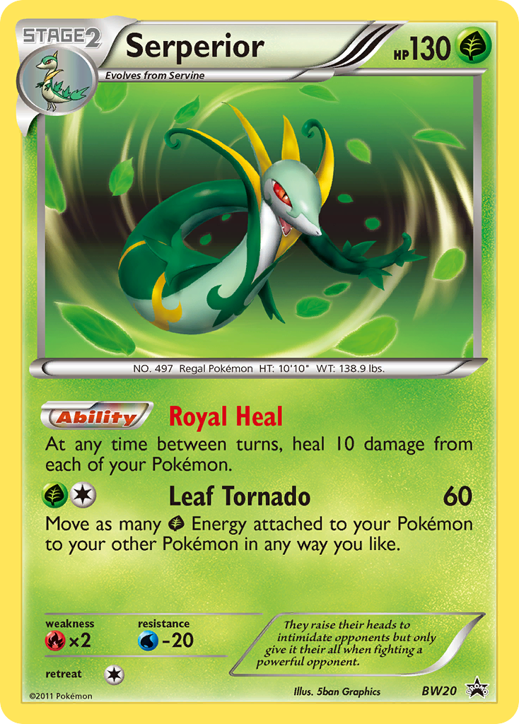Serperior - BW Black Star Promos SET-BW20