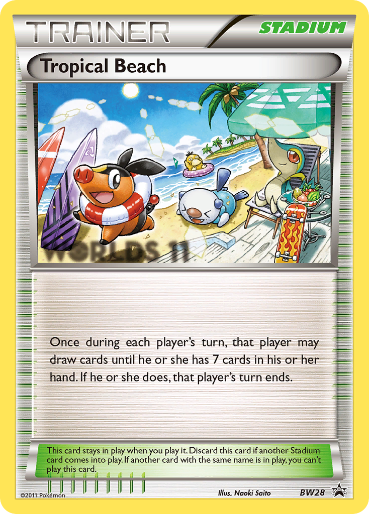 Tropical Beach - BW Black Star Promos SET-BW28