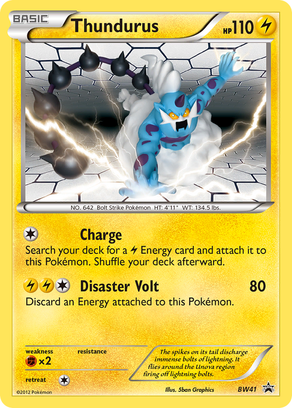 Thundurus - BW Black Star Promos SET-BW41