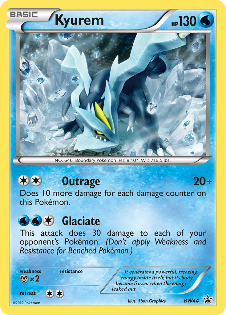 Kyurem - BW Black Star Promos SET-BW44