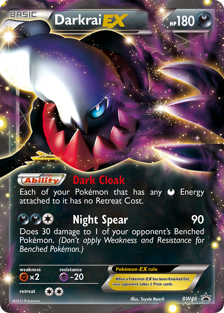 Darkrai-EX - BW Black Star Promos SET-BW46