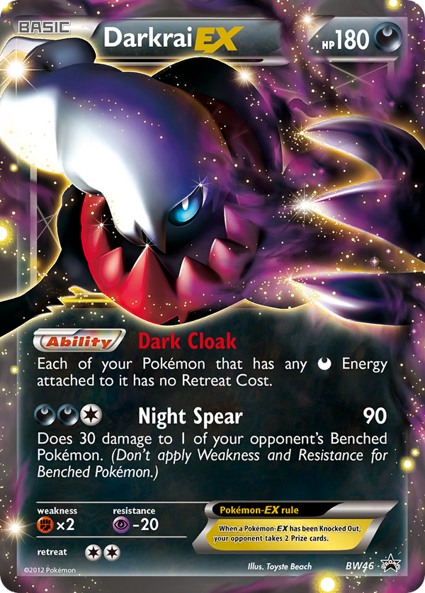 Darkrai-EX - BW Black Star Promos SET-BW46
