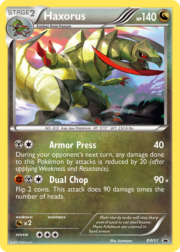 Haxorus - BW Black Star Promos SET-BW57