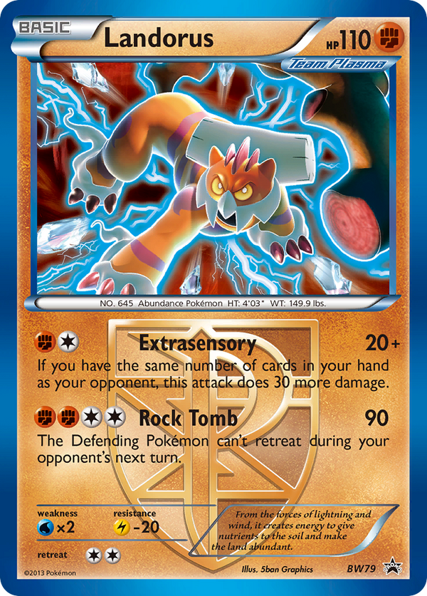 Landorus - BW Black Star Promos SET-BW79