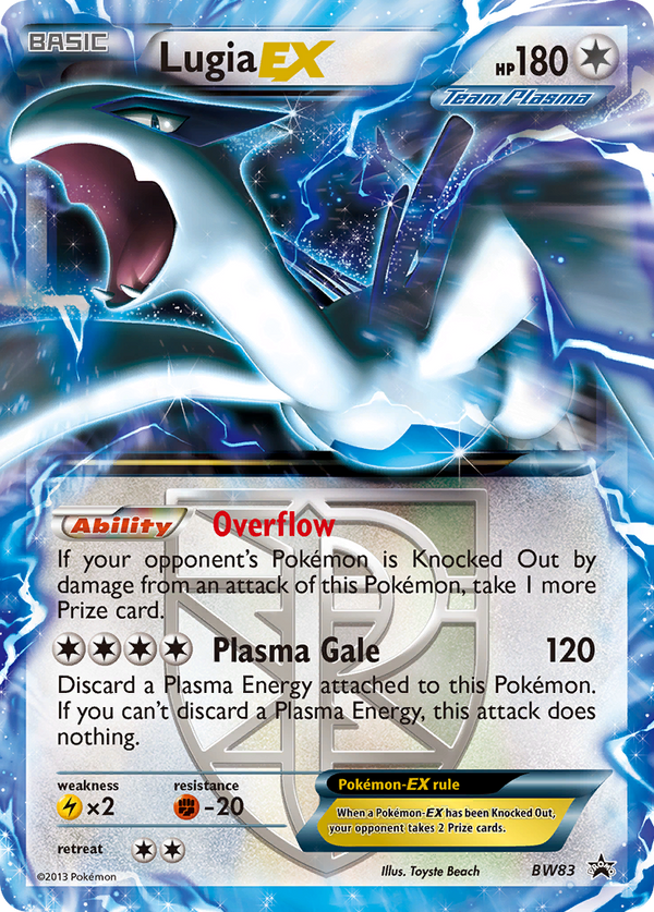 Lugia-EX - BW Black Star Promos SET-BW83