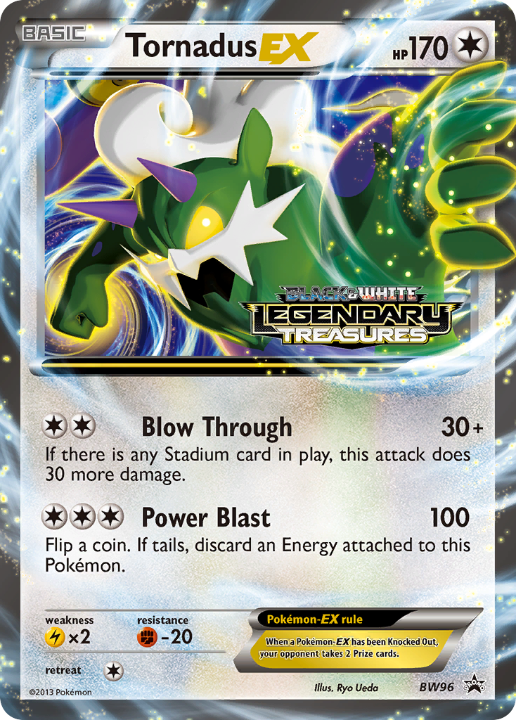 Tornadus-EX - BW Black Star Promos SET-BW96