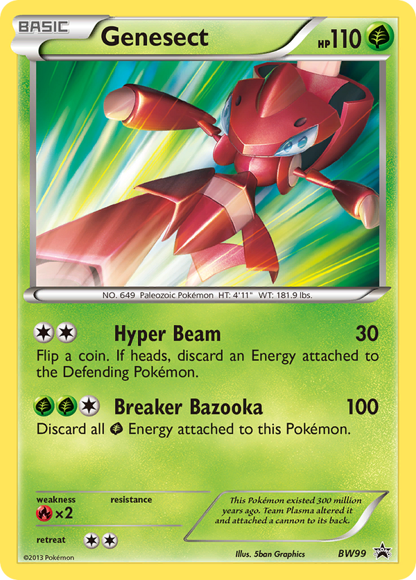Genesect - BW Black Star Promos SET-BW99