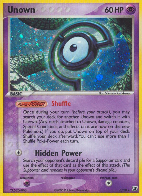 Unown - Unseen Forces SET-C