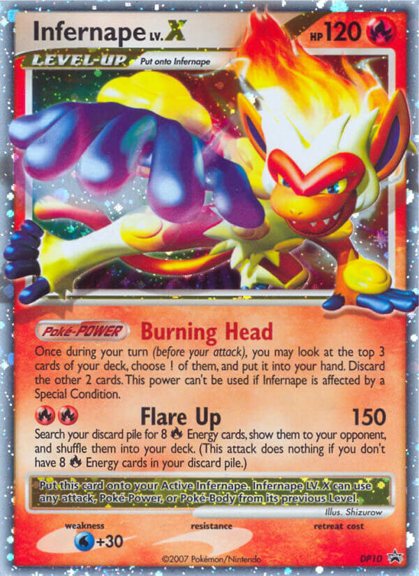 Infernape LV.X - DP Black Star Promos SET-DP10