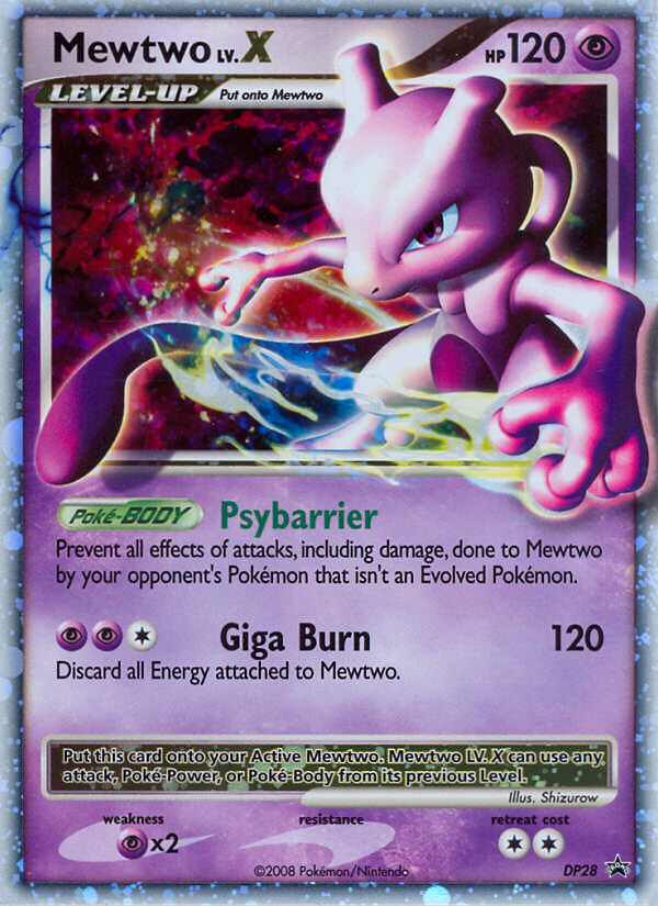 Mewtwo LV.X - DP Black Star Promos SET-DP28