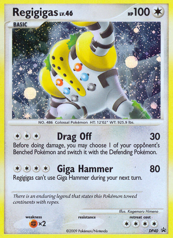 Regigigas - DP Black Star Promos SET-DP40